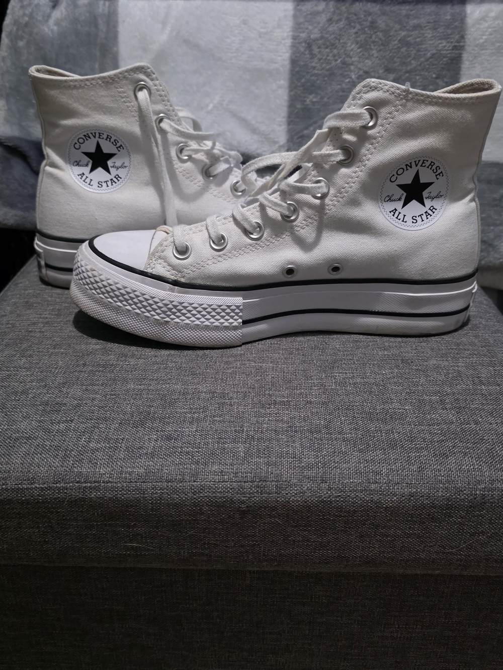 Converse Chuck Taylor All Star Move Platform White High Top Sneakers